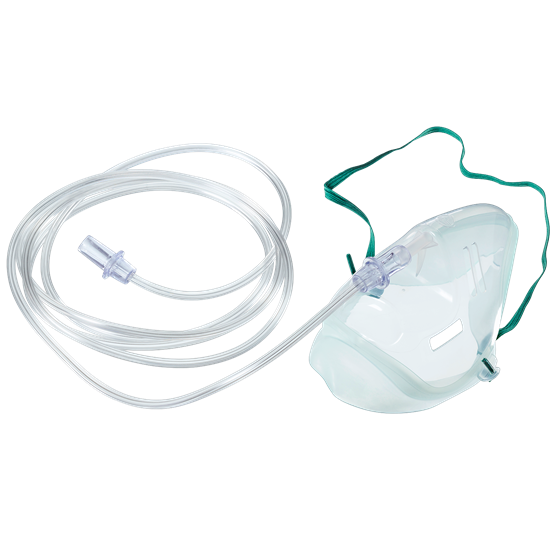Grafik für Sauerstoffmaske EcoLite™ mit Schlauch (2,10 m) in Linde Healthcare Elementar Webshop