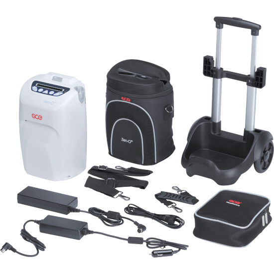 Grafik für Zen-O™ Standard Sauerstoffkonzentrator in Linde Healthcare Elementar Webshop