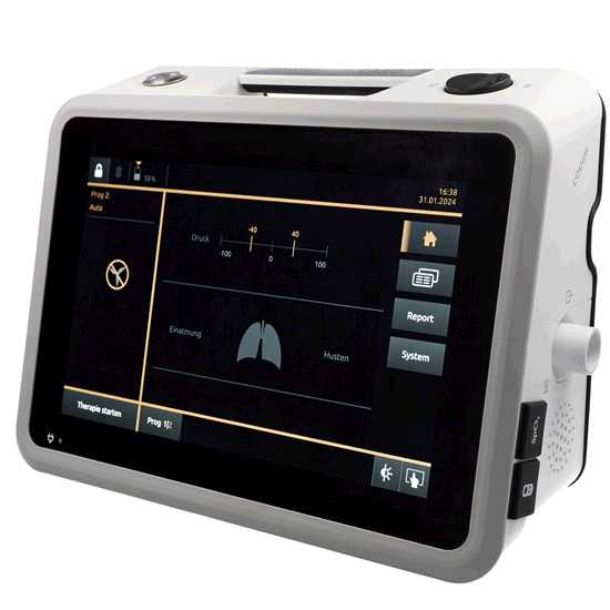 Grafik für CARO Hustenassistent / Cough Assist in Linde Healthcare Elementar Webshop