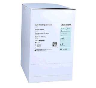 Grafik für Mullkompressen steril | 7,5x7,5 cm | 50x2 St. | 31505 in Linde Healthcare Elementar Webshop