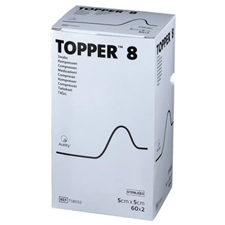 Grafik für TOPPER™ 8 Kompressen, 5x5 cm,  steril in Linde Healthcare Elementar Webshop