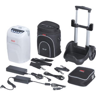 Grafik für Zen-O™ Standard Sauerstoffkonzentrator in Linde Healthcare Elementar Webshop