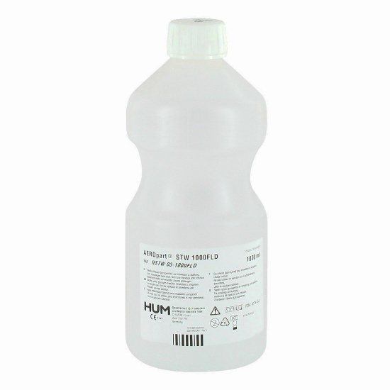 6x Sterilwasser, 1.000 ml Drehflasche